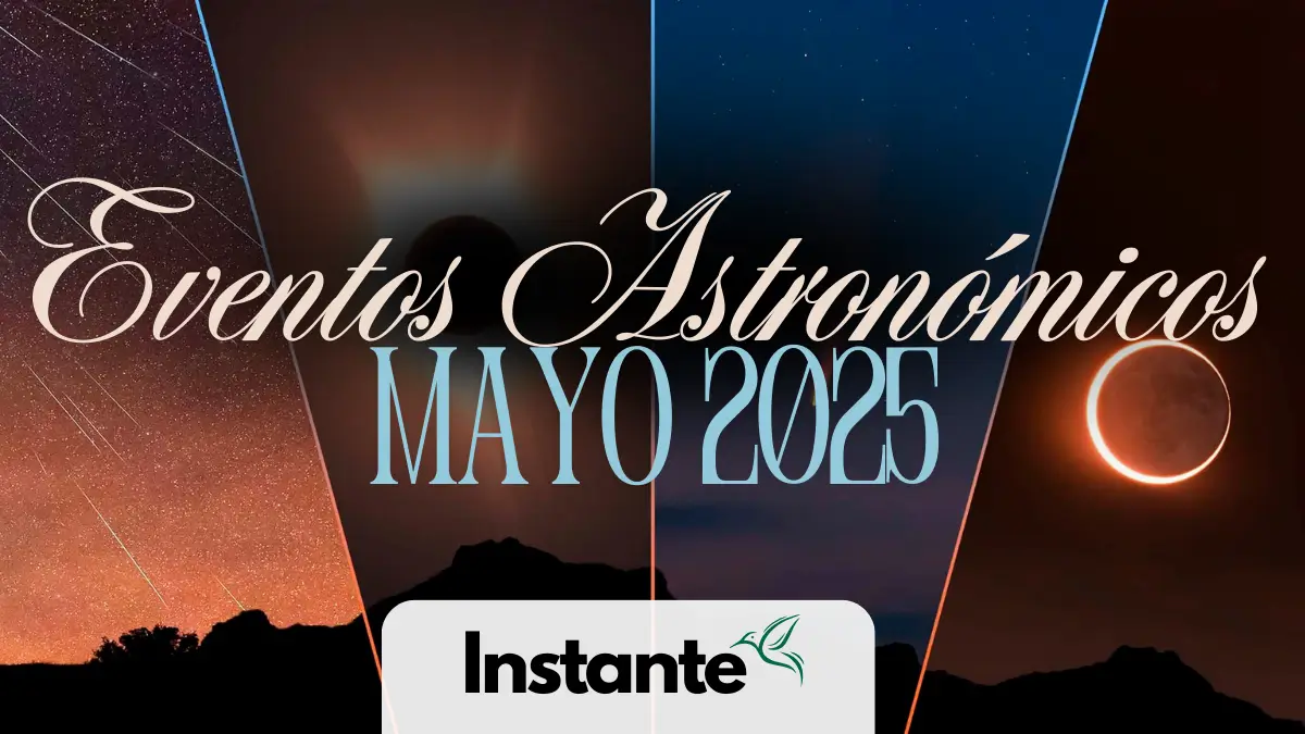 ¡Prepárate para un mayo estelar! Lluvias de meteoros, lunas mágicas y conjunciones planetarias te esperan