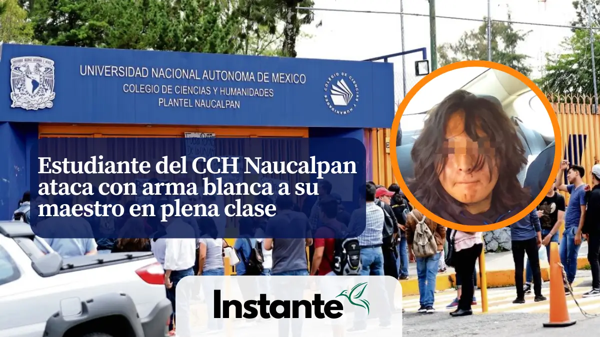 Alumno del CCH Naucalpan apuñala a profesor de francés; suspenden clases