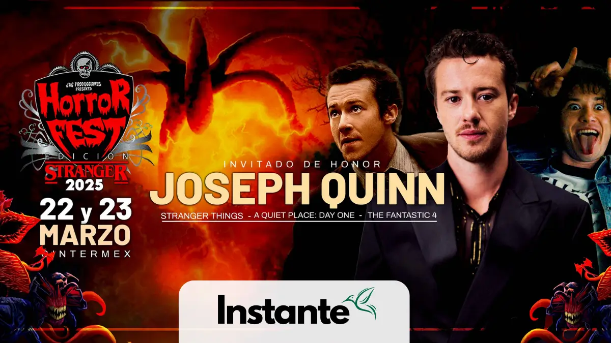 Joseph Quinn de 'Stranger Things' cautiva en Monterrey durante Horror Fest 2025