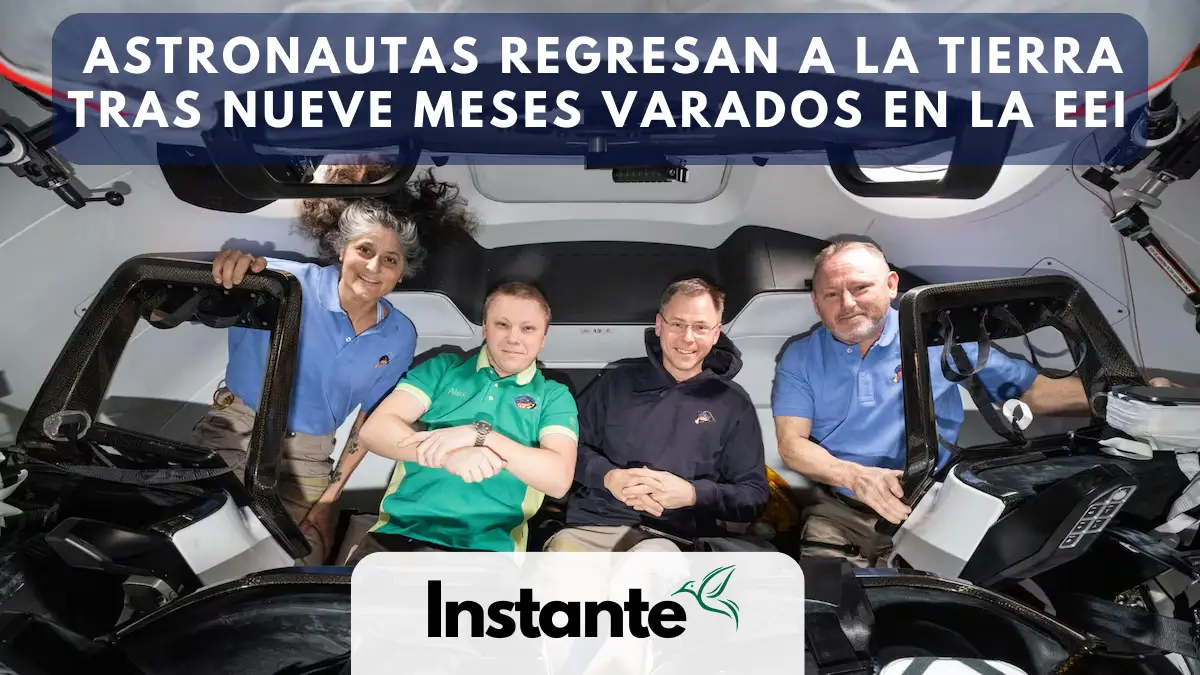 ¡Increíble rescate espacial! Astronautas vuelven a casa después de 286 días atrapados en la EEI