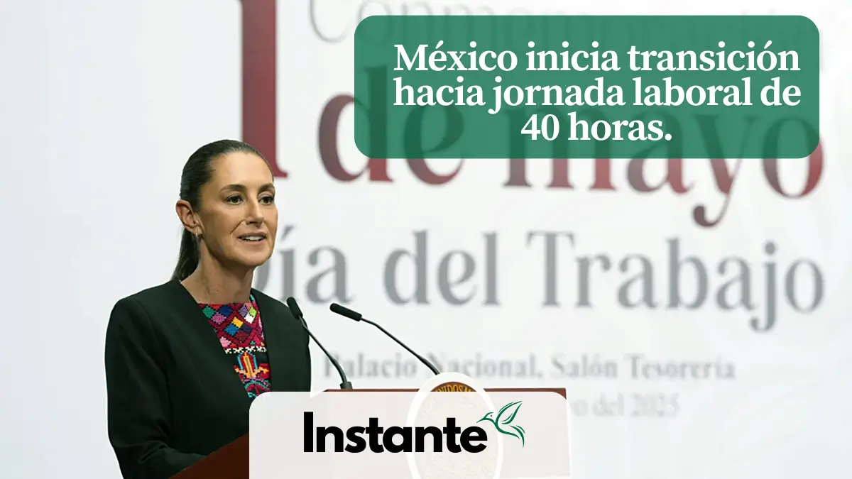 ¡Histórico! Sheinbaum lanza plan para reducir jornada laboral a 40 horas